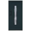 vidaXL Vchodové dveře antracitové 98 x 208 cm PVC