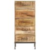 vidaXL Komoda se zásuvkami 45 x 35 x 106 cm masivní mangovníkové dřevo
