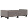 vidaXL Válenda s přistýlkou taupe 90 x 200 cm textil