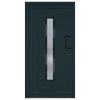 vidaXL Vchodové dveře antracitové 108 x 208 cm PVC