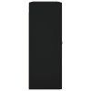 vidaXL Nástěnná skříňka černá 69,5 x 34 x 90 cm