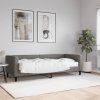 vidaXL Válenda s matrací tmavě šedá 80 x 200 cm textil