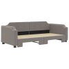 vidaXL Válenda s přistýlkou taupe 90 x 200 cm textil