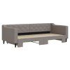 vidaXL Válenda s přistýlkou taupe 90 x 200 cm textil