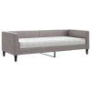 vidaXL Válenda s matrací taupe 80 x 200 cm textil