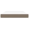 vidaXL Taštičková matrace taupe 140 x 190 x 20 cm textil