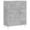 vidaXL Skříň highboard betonově šedá 69,5x34x180 cm kompozitní dřevo