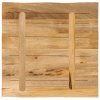 vidaXL Stolní deska živá hrana 80x80x2,5 cm masivní hrubý mangovník
