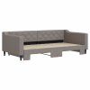 vidaXL Válenda s přistýlkou taupe 100 x 200 cm textil