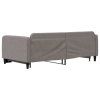 vidaXL Válenda s přistýlkou taupe 100 x 200 cm textil