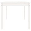 vidaXL Zahradní stůl bílý 82,5 x 82,5 x 76 cm masivní borové dřevo