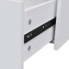 vidaXL Příborník se 4 zásuvkami 60 x 30,5 x 71 cm bílý