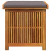vidaXL Venkovní box na polštáře 60x50x61 cm Masivní dřevo Akácie