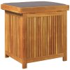 vidaXL Venkovní box na polštáře 60x50x61 cm Masivní dřevo Akácie