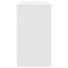 vidaXL Psací stůl bílý 120x42x76 cm kompozitní dřevo
