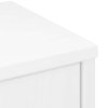 vidaXL Boční skříňky 6 ks "ODDA" Bílá 40x24x79 cm Borovicový masiv