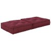 vidaXL Modulární pohovka Maroon 70x70x36 Látka