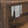 vidaXL TV skříňky 2 ks Kouřový dub 80x31x25,5 cm Dřevěné konstrukce