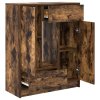 vidaXL Příborník se zásuvkami a dvířky kouřový dub 73x31x90 cm