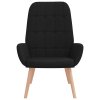vidaXL Relaxační židle černá textil