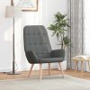 vidaXL Relaxační židle tmavě šedá textil