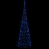 vidaXL Vánoční stromek kužel 3 000 modrých LED diod 230 x 800 cm