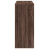 vidaXL Barový stůl s policí hnědý dub 124 x 46 x 103,5 cm kompozit