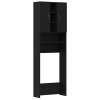 vidaXL Skříňka nad pračku černý dub 64 x 25,5 x 190 cm