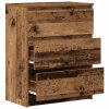vidaXL Příborník old wood 60x35x76 cm kompozitní dřevo