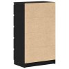 vidaXL Zásuvková skříňka černý dub 60 x 36 x 103 cm kompozitní dřevo