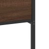vidaXL Rám postele bez matrace hnědý dub 90 x 200 cm kompozitní dřevo