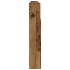 vidaXL Čelo postele s úložným prostorem old wood 200 x 19 x 103,5 cm