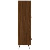 vidaXL Skříň highboard hnědý dub 69,5 x 31 x 115 cm kompozitní dřevo