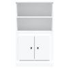 vidaXL Skříň highboard bílá 60 x 35,5 x 103,5 kompozitní dřevo