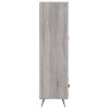vidaXL Skříň highboard šedá sonoma 69,5 x 31 x 115 cm kompozitní dřevo