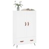 vidaXL Skříň highboard bílá 69,5 x 31 x 115 cm kompozitní dřevo