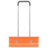 vidaXL Hrablo na sníh s výsuvnou rukojetí oranžové radlice 96 cm ocel