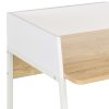 vidaXL Psací stůl bílý a dub 90 x 60 x 88 cm