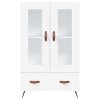 vidaXL Skříň highboard bílá 69,5 x 31 x 115 cm kompozitní dřevo