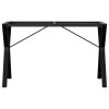 vidaXL Nohy k jídelnímu stolu Y rám 120 x 60 x 73 cm ocel