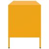 vidaXL TV skříňka hořčicově žlutá 68 x 39 x 50,5 cm ocel