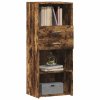 vidaXL Skříň highboard kouřový dub 50 x 42,5 x 124 cm kompozitní dřevo