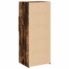 vidaXL Skříň highboard kouřový dub 50 x 42,5 x 124 cm kompozitní dřevo