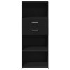 vidaXL Skříň highboard černá 50 x 42,5 x 124 cm kompozitní dřevo