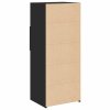 vidaXL Skříň highboard černá 50 x 42,5 x 124 cm kompozitní dřevo