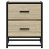 vidaXL Noční stolky 2 ks dub sonoma 40 x 31 x 50 cm kompozitní dřevo