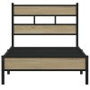 vidaXL Rám postele bez matrace dub sonoma 90 x 190 cm kompozitní dřevo