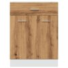 vidaXL Zásuvková skříňka "Lyon" Artisan dub 60x46x81,5 cm, konstrukční dřevo