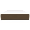 vidaXL Taštičková matrace tmavě hnědá 80 x 200 x 20 cm textil