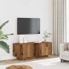 vidaXL TV stolek old wood 100 x 35 x 40 cm kompozitní dřevo